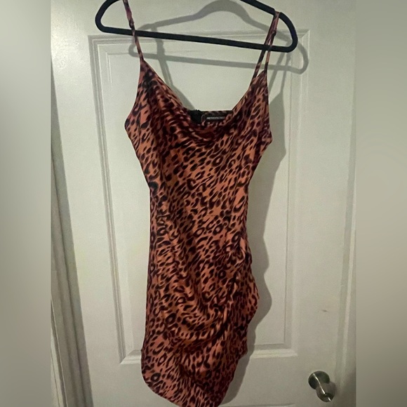 Never worn- leopard cocktail dress - Picture 1 of 1